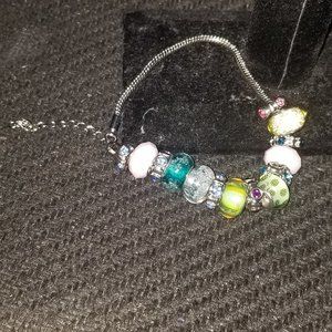 Sliver Chain  (7.5 in) without charms